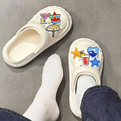 35/30 Pcs Shoe Charms for Crock Clogs Cute Cartoon Shoe Charms Lovely Shoe Accessories Summer Fashion Shoe Charms