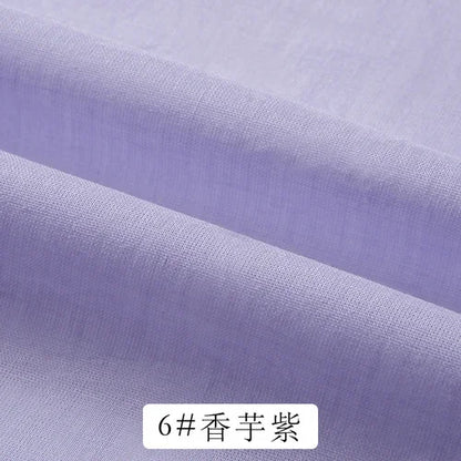 Cotton Summer Solid Color Clothing Lining Cloth White Cotton Dress Mesh Cotton Clothes Lining Fabric