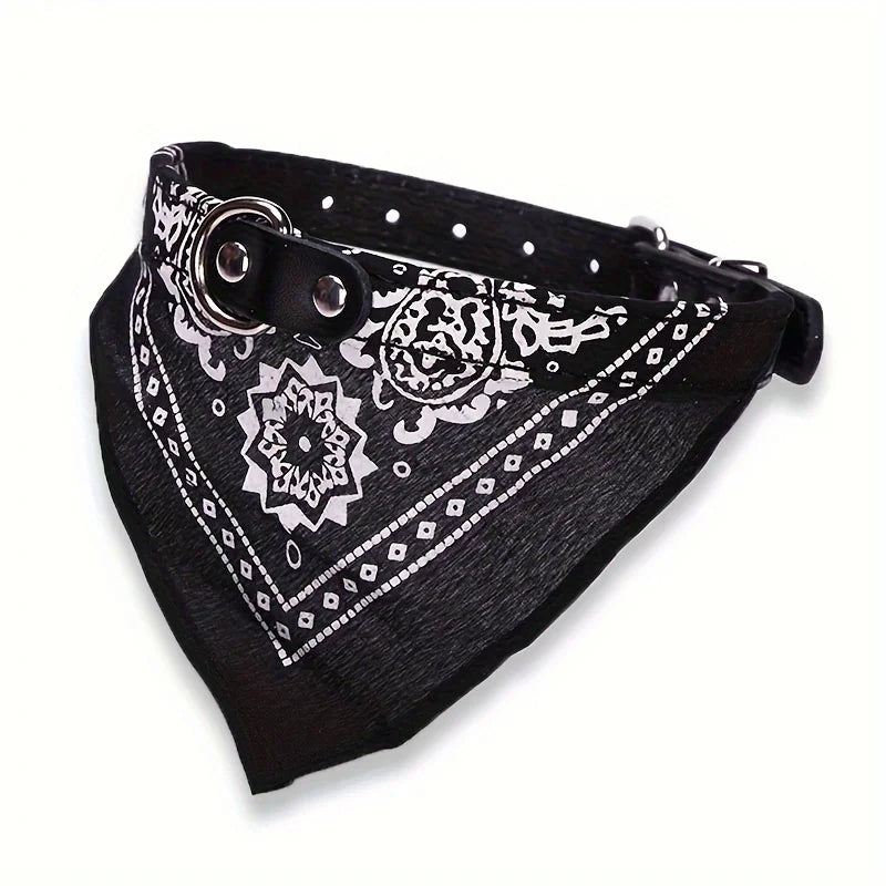 Pet Ethnic Style Soft Pet Dog Collar Adjustable Pet Cat Scarf Collars Neckerchief Pet Accessories