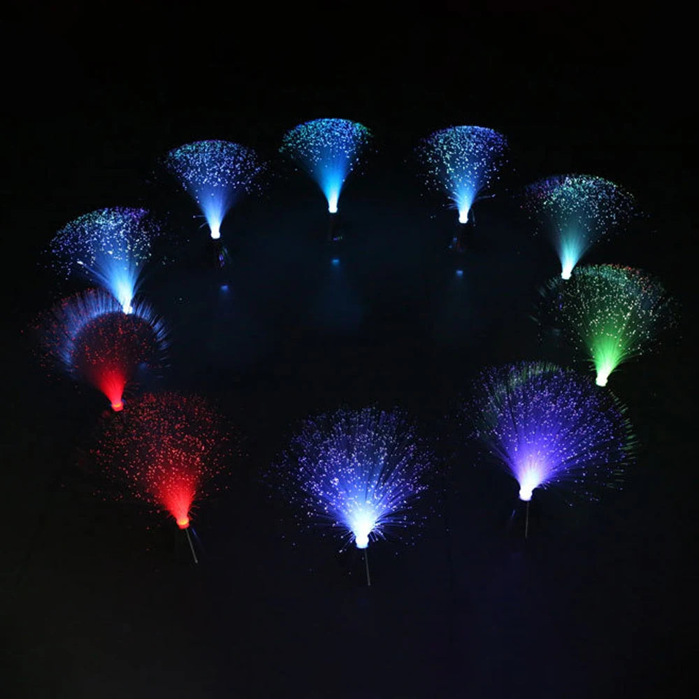 LED Fiber Light Colorful Optic Lamp Party Energy-Saving LED Night Light Atmosphere Lamp Wedding Party Decorative Light
