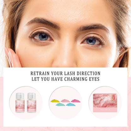 Lash Lifting Kit and Brow Sculpting and Defining Kit, curl perms and volumize lashes, for salon and home use, lasts 6-8 weeks
