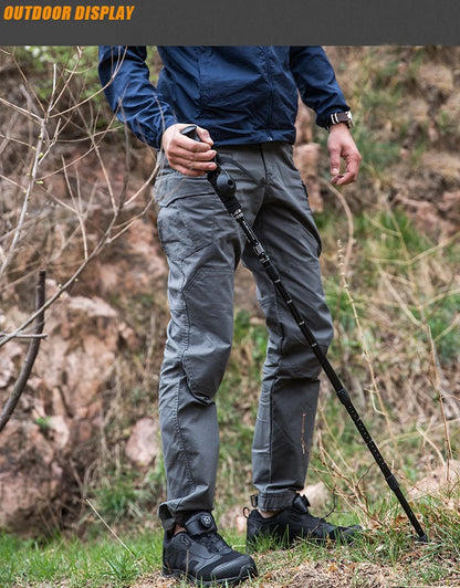 2023 High Quality Waterproof Cargo Pants Solid Sweatpants Trousers Outdoor Straight Men Tactical Cargo Pants