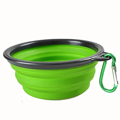 Portable Silicone Pet Feeder Collapsible Car Carry Pet Bowls Food Water Feeding Dog Cat Outdoor Travel food Bowls Container