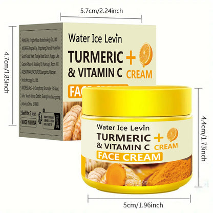 Turmeric Vitamin C Anti-Aging Cream Moisturizing Anti-Wrinkle Collagen Hyaluronic Acid Cream Skin Care Cosmetics 50g