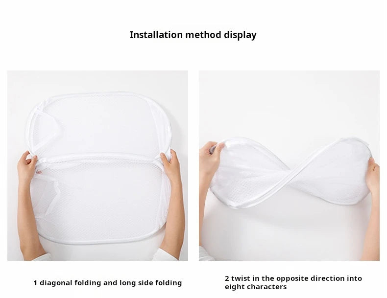 Dirty Clothes Basket Skeleton Ventilated Foldable Easy Storage Portable Large Capacity Clothes Basket