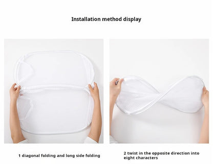 Dirty Clothes Basket Skeleton Ventilated Foldable Easy Storage Portable Large Capacity Clothes Basket