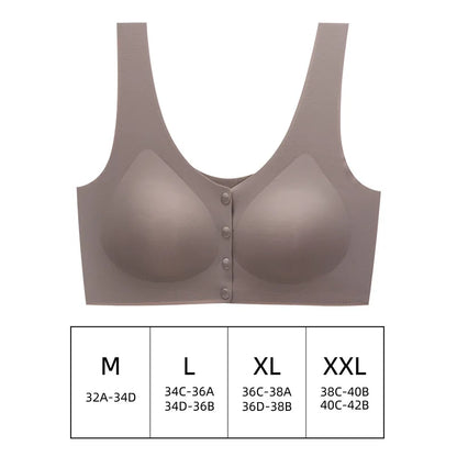 Nursing Bra Maternity Bra With Removable Pads Front Open Buckle Breathable Comfortable 3D Seamless Bras For Women Pregnancy Hot