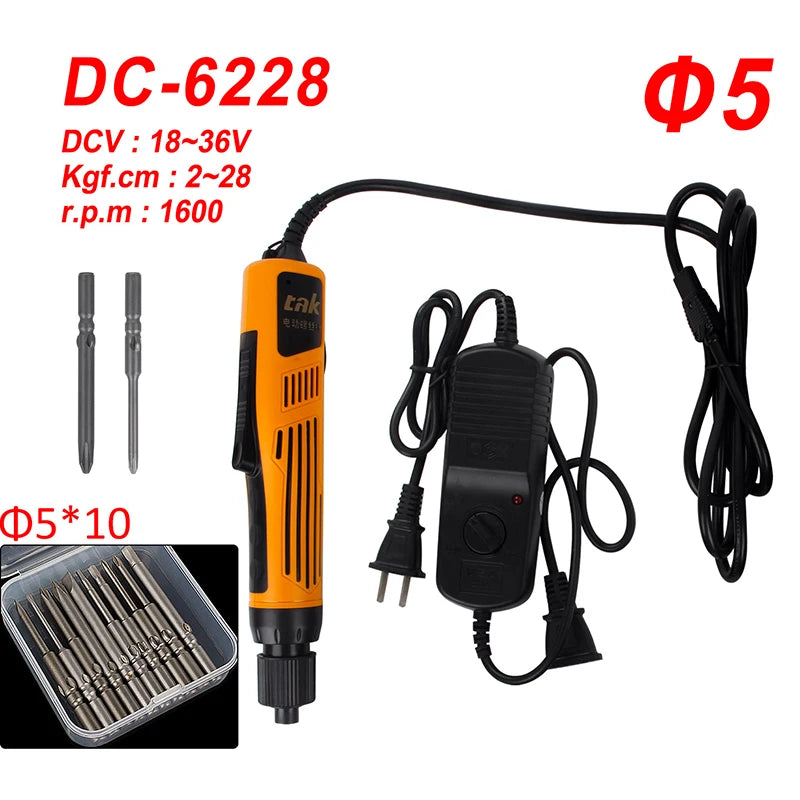 New Industrial Electric Screwdriver Adjustable Torque Electrical Powerful Impact Hand Drill Multifunctional Tools Drill Driver