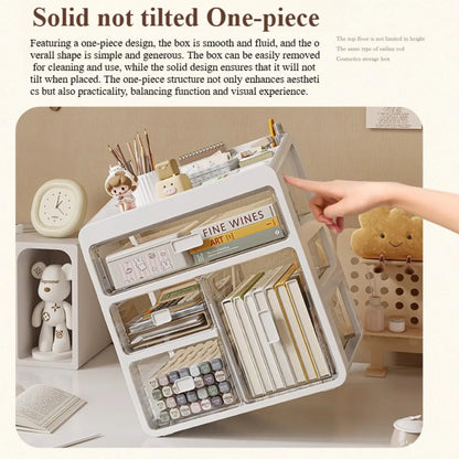 Drawer Desktop Organizer, Organizer Drawers, Desk Stationery Organizer, Multifunctional Dustproof Large Capacity Office Shelf