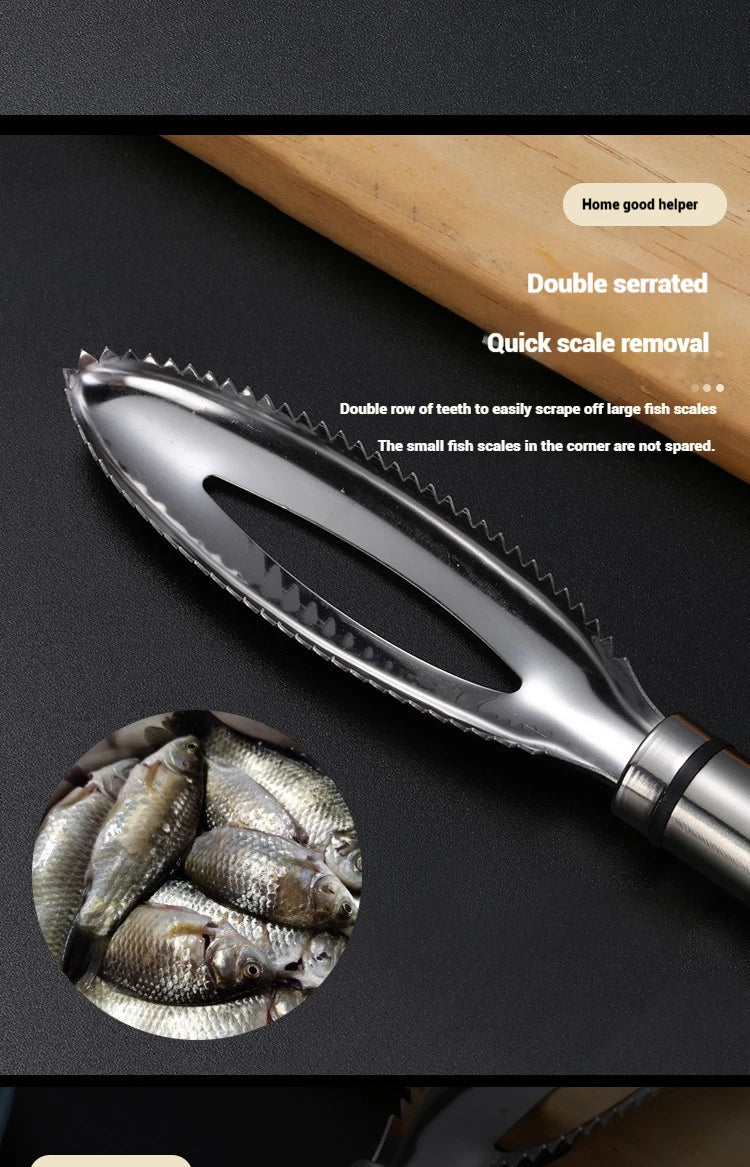 Stainless Fish Scales Scraping Graters Fast Remove Cleaning Peeler Scraper Bone Tweezers Tool Gadge Kitchen Accessorie Gadgets