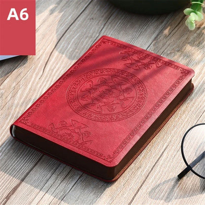 2025 New Portable Vintage Leather Notebook Diary Journal Stationery Gift Portable And Easy To Use
