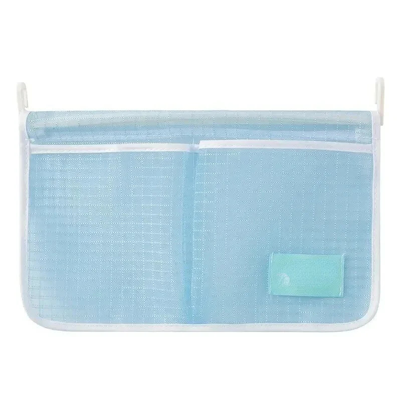 1pc Refrigerator Door Organizer Fridge Hanging Mesh Bag For Kitchen Storage Bag