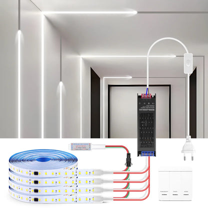 Smart WS2811 IC LED Strip Light Horse Running Chasing Effect Individual Pixel LED Addressable Control With Remote Panel Switch