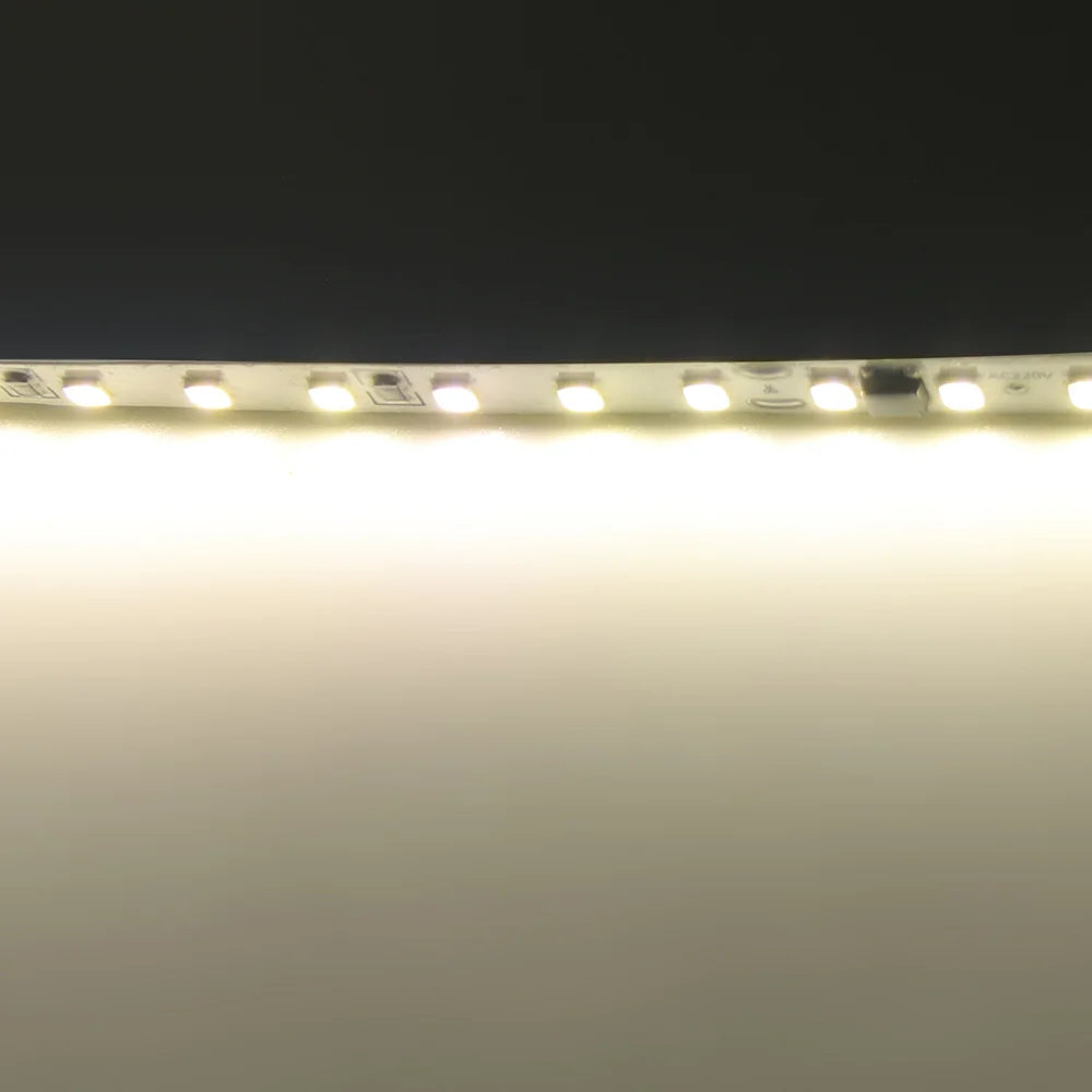 5m 10m 20m 50m LED Strip Light AC 220V 230V 240V IP55 2835 120 LEDs Flexible Ribbon Rope Lights Tape 9 Colors Home Decoration