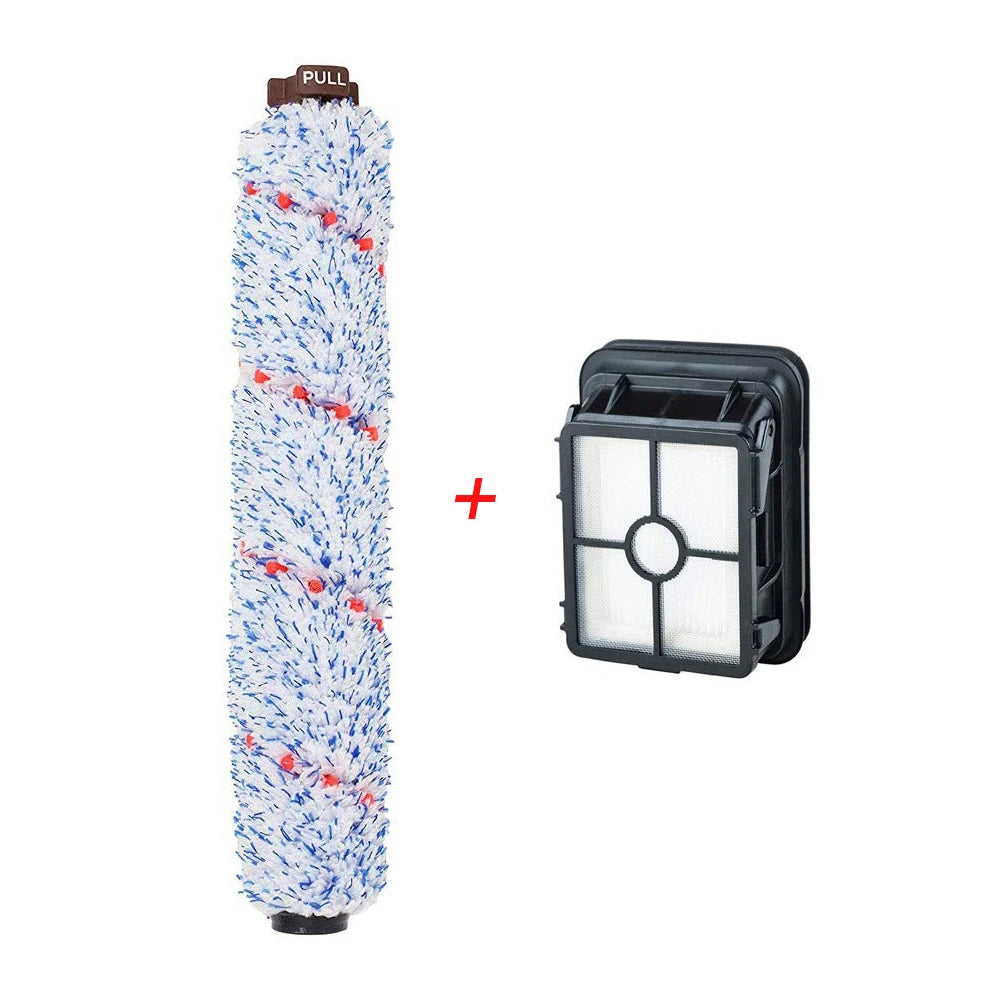 Multi Surface Brush Roll Compatible with Bissell 1868 CrossWave Replacement Vacuum Filter for 1866 Crosswave for Part 1608683