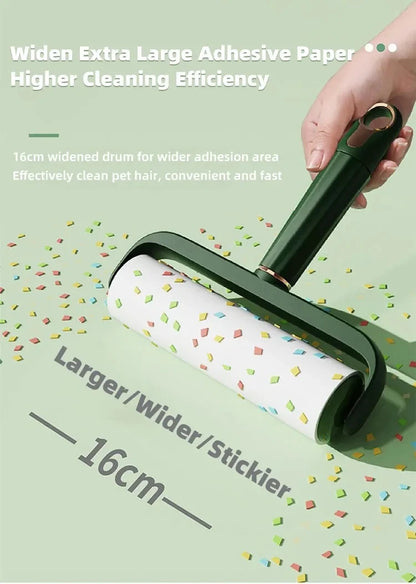New Wider 24cm Sticky Lint Roller for Pet Hair Portable Pet Lint Remover for Clothes Furniture Carpet Dog & Cat Hair Removal