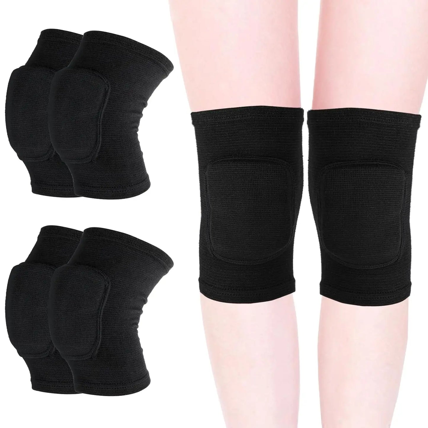 Dancing Knee Pads for Volleyball Yoga Women Kids Men Patella Brace Support  Kneepad Fitness Protector Work Gear