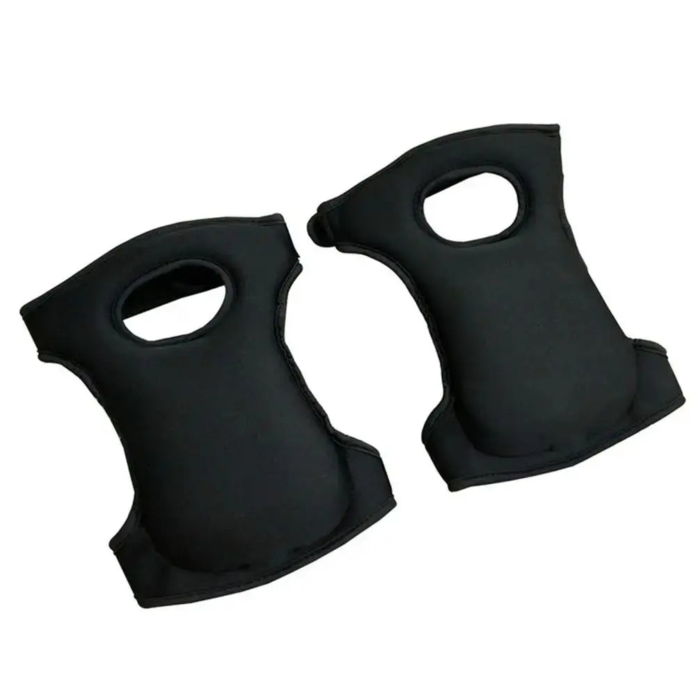1Pair Safety Supplies Elastic Garden Knee Pads Adjustable Anti Slip Knee Protection Thickened Soft Kneeling Cushion Work