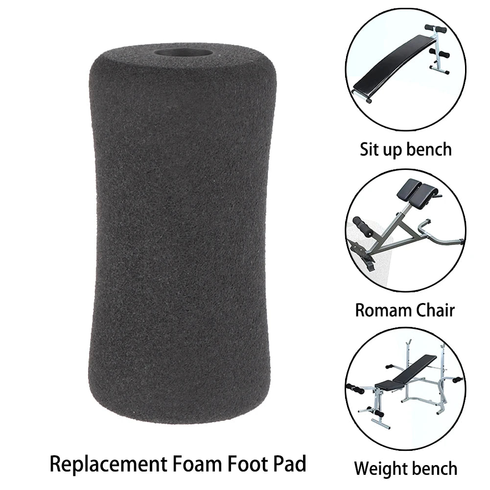 2Pcs Foot Foam Pads Rollers Replacement For Leg Extension For Weight Bench For Gym Exercise Machines Foot Foam Pads