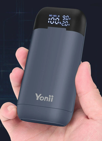 Battery Charger Case 18650 21700 20700 Rechargable Lithium Li-ion Batteries DIY Power Bank Portable Charger QC3.0 Fast Charging