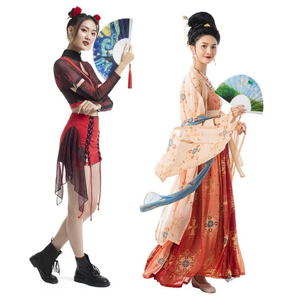 Oil Painting World Famous Painting Folding Fan Plastic Fan Art Craft Gift Home Decoration Ornaments Dance Hand Fan Gifts