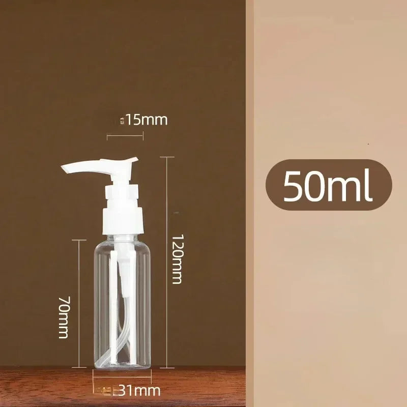 Plastic Refillable Pump Bottle with Lotion Pump Dispenser For Lotions Shampoo Cleaning Products Aromatherapy