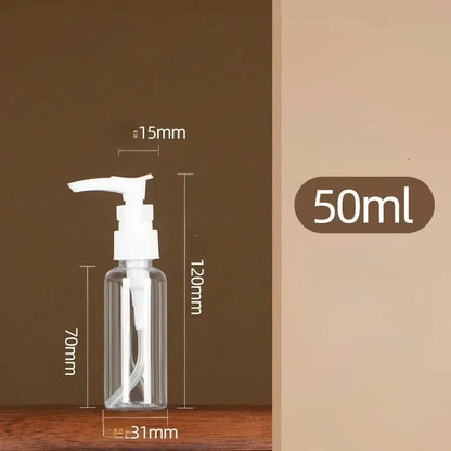 Plastic Refillable Pump Bottle with Lotion Pump Dispenser For Lotions Shampoo Cleaning Products Aromatherapy