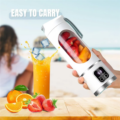 A01V-USB Rechargeable Portable Blender 8 Blade Mini Ice Crusher With Digital Display 3 Modes Portable Blender  A