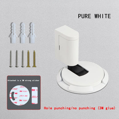 No-punch Door Suction Windproof Ground Suction Anti-collision Door Stopper Household Door Stopper Door-impact Fixed Door Stopper
