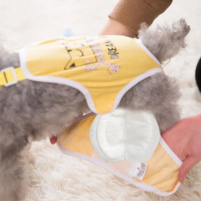 100pcs Dog Diaper Pad Diapers for Female Dog Shorts Panties Disposable Dog Diaper Liners Booster Pads Doggie Physiological Pant