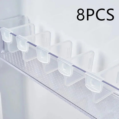 Refrigerator Fridge Storage Divider Board – Adjustable & Non-Slip Space-Saving Organizer for Kitchen Bottles, Cans & Shelves