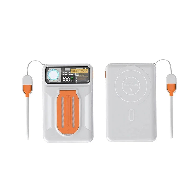 22.5W Magnetic Power Bank 30000mAh Wireless Fast Charging External Battery Turbine Coolingfor IPhone Xiaomi Magsafe Powerbank