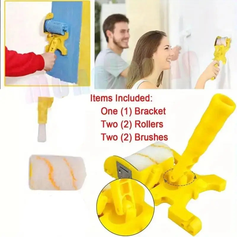 Paint Edger Roller Brush Paint Edger Roller Multifunctional Interior Paint Trimmer for Room Wall Ceiling Indoor Outdoor Painting