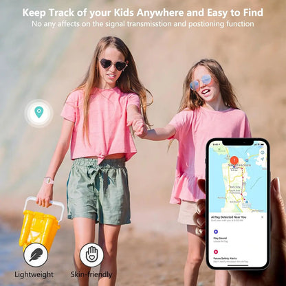 For Airtag Wristband Kids Waterproof Silicon Cartoon Hidden Airtag Bracelet Anti-Lost Airtag Holder Case Tracker Accessory