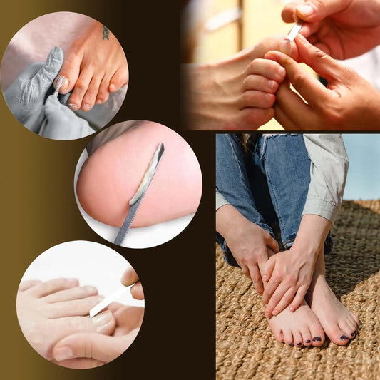 6pcs Stainless Steel Manicure Pedicure Knife To Remove Dead Skin Calluses Thick Hard Nail Clippers Acne Needle Pick Tool Set