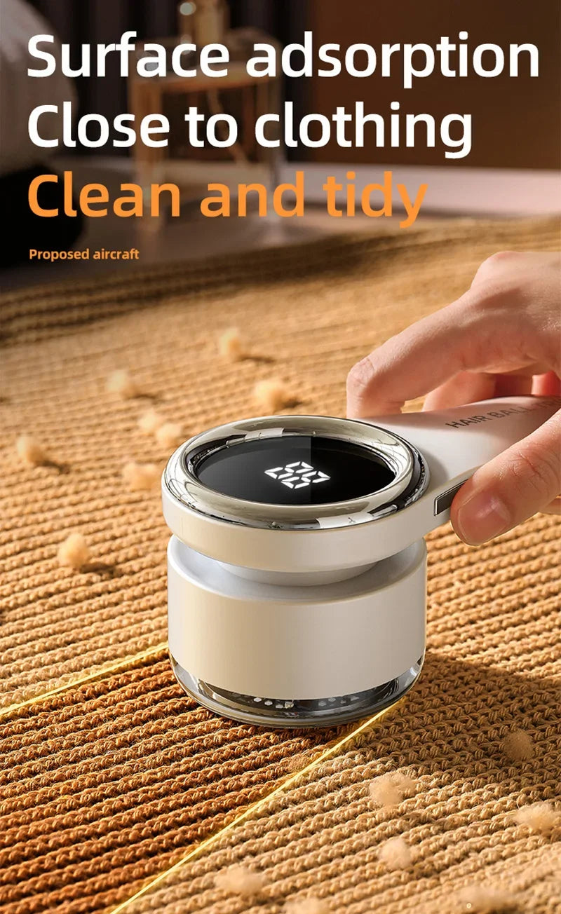 Electric Lint Remover for Clothes LCD Display USB Rechargeable Portable Hair Balls Fuzz Removers Household Fabric Shaver