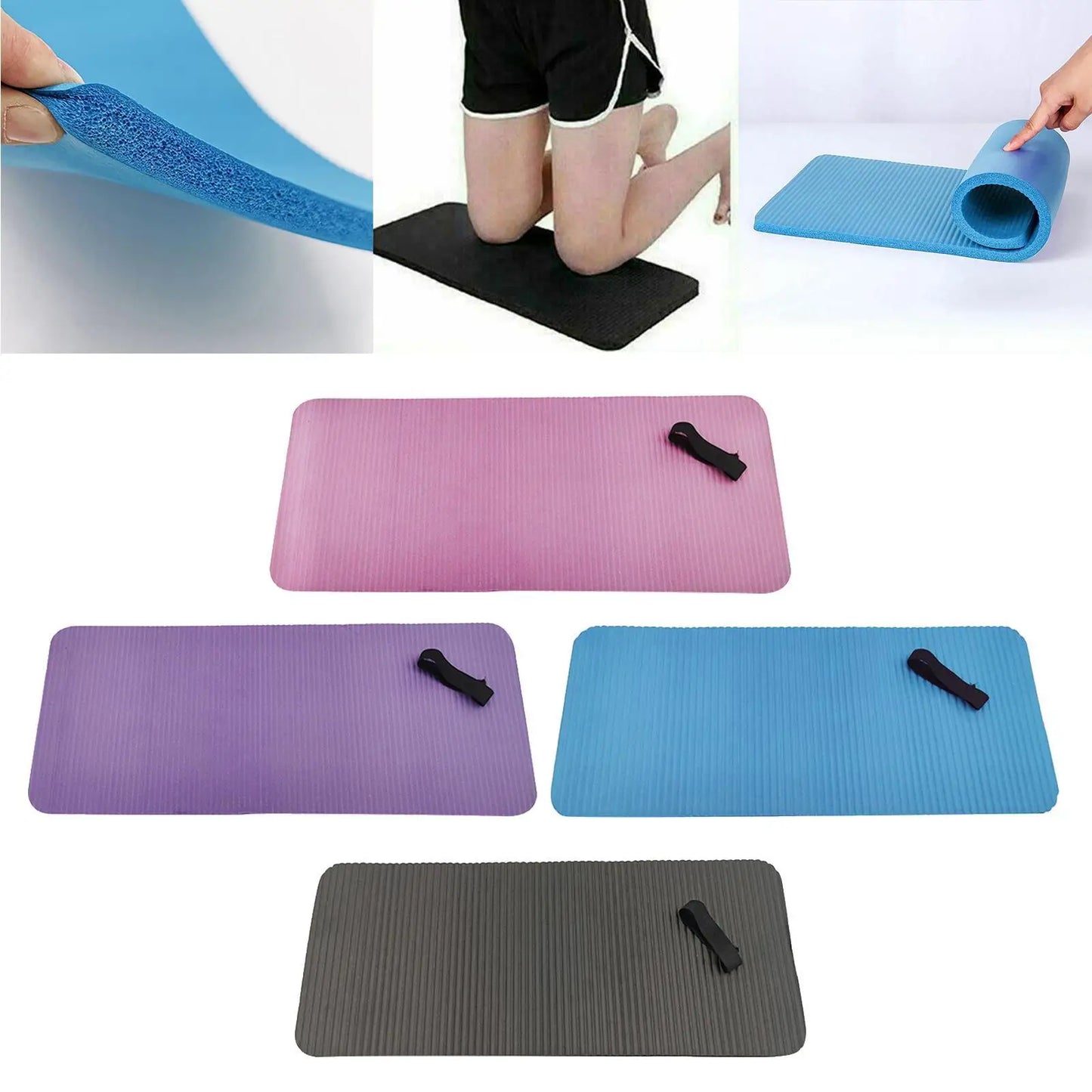 Yoga Knee Pad - Compact Exercise Pad for Knee, Elbow and Wrist Comfort,
