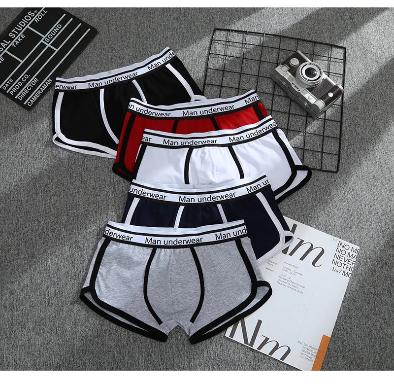 Men's Sports Boxing Shorts Underwear S M L XL Breathable Fitness Sports Men's boxers underwear Boxers Comfortable