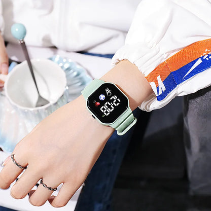 LED electronic watch, children's multifunctional electronic watch