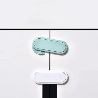 Children's Drawer Safety Latch Cabinet Door Protection Baby Anti Pinch Hand Invisible Lock Opposite Door Wardrobe Lock