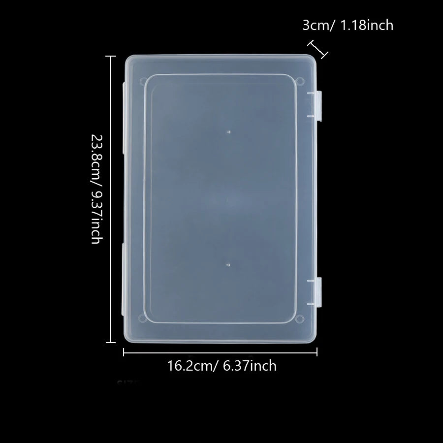 Press on Nails Storage Box, Empty False Nail Packaging Box Set with Double-sided Adhesive Tape and 10 Acrylic Nail Display Stick