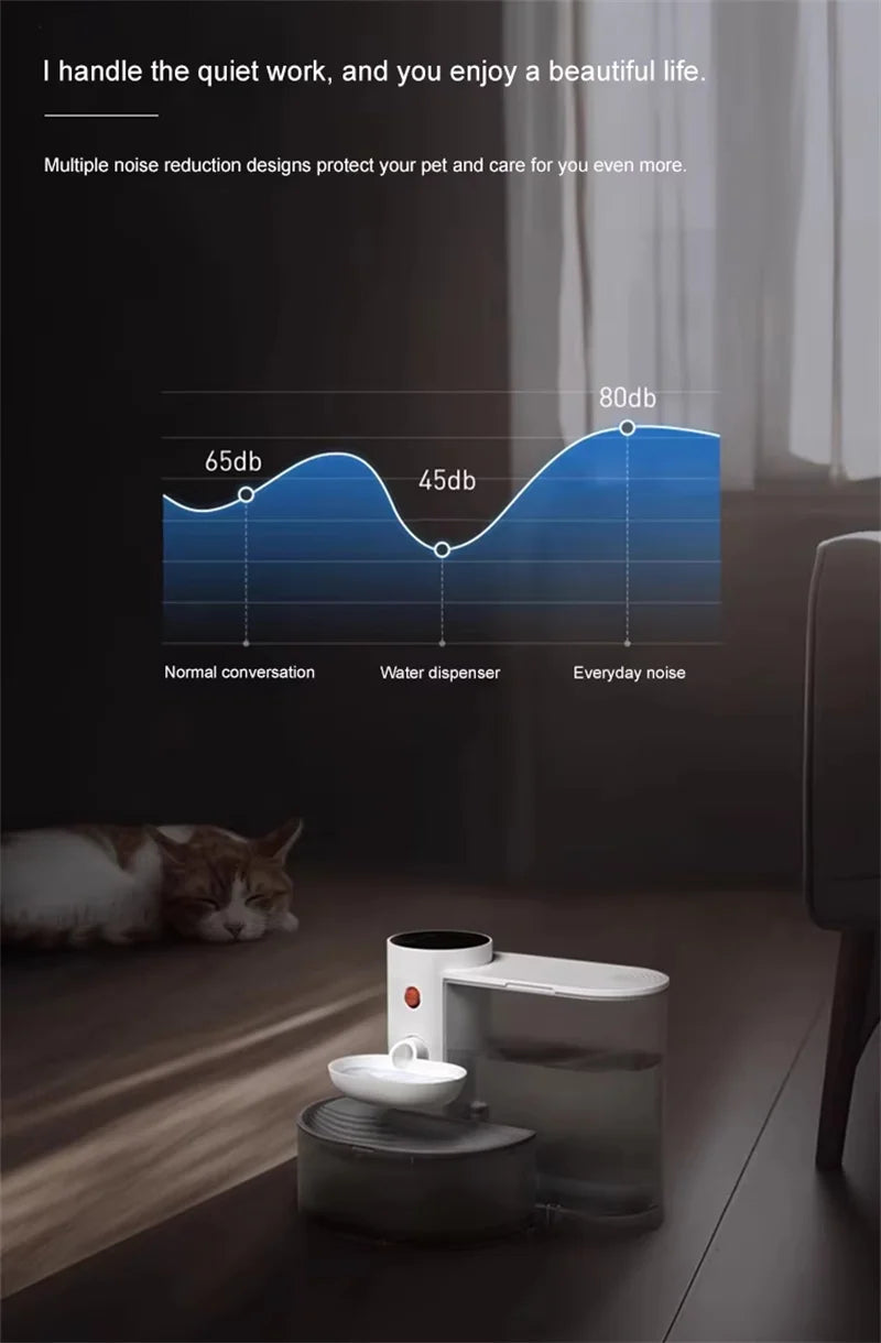 CE Pouring Cat Water Dispenser Flowing Water Charging Automatic Water Feeder Pet Dog Water Dispenser Pet Water Dispenser