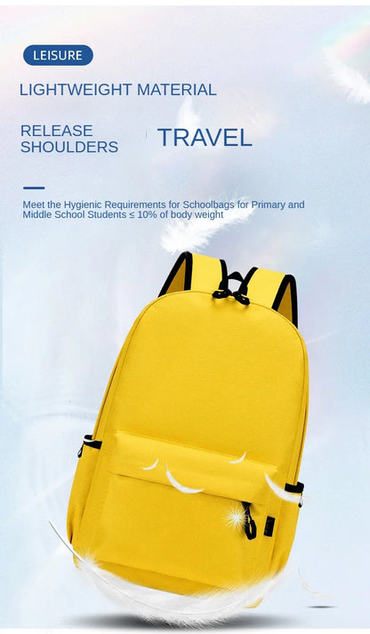 Personalized School Bag Custom Logo School Backpack Training Class Gift School Name Pattern Elementary school backpack wholesale