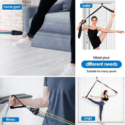 2/4Pcs Elastic Resistance Door Anchor Holder Bands Tube Doorway Sport Fitness Equipment for Effective Working-out Accessories