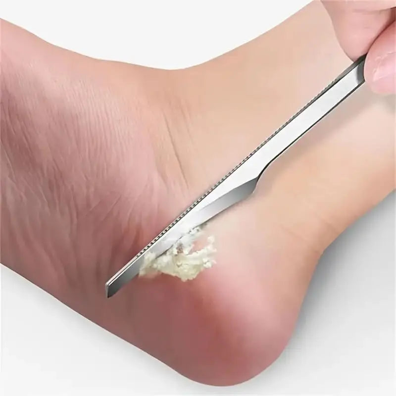 Pedicure Knife Tools , Professional Stainless Steel Foot Scrubber Dead Skin Remover ,Remove Dead Skin  Scraping Pedicure Tools