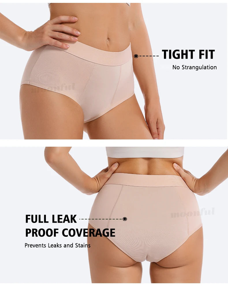 Menstrual Period Underwear High Waist Menstruation Panties Woman Abundant Flow Menstrual Cycle Absorbent Underwear Period Shorts