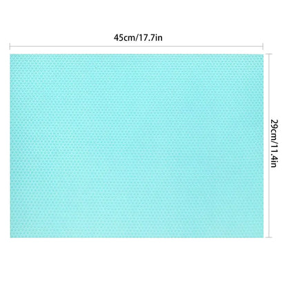 5/3/1PCS Refrigerator Mats Refrigerator Liners Refrigerator Pads Shelf Mats Washable Fridge Liners Drawer Table Placemats