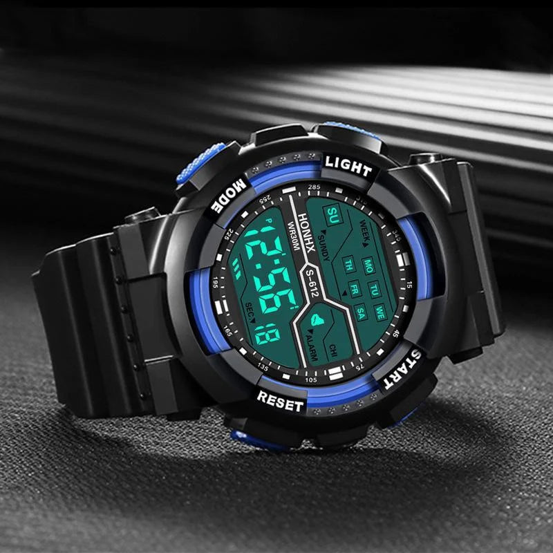 Multi-function electronic watch electronic outdoor luminous waterproof LED electronic watch