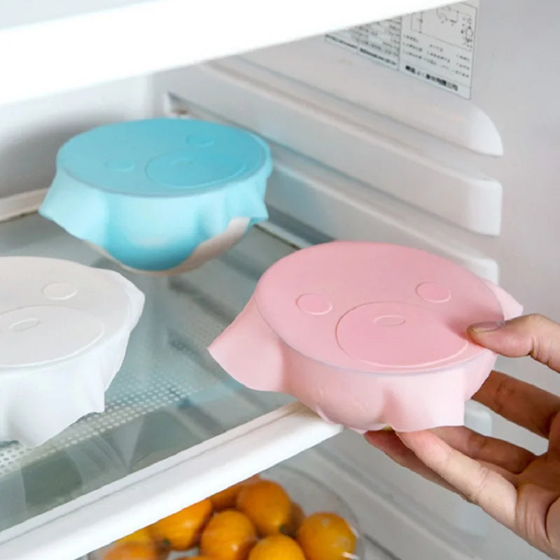 Silicone Stretch Lids, Food Covers, Beverage Lids, Food Container Covers, Containers Cover Are Dishwasher & Freezer Safe Lids