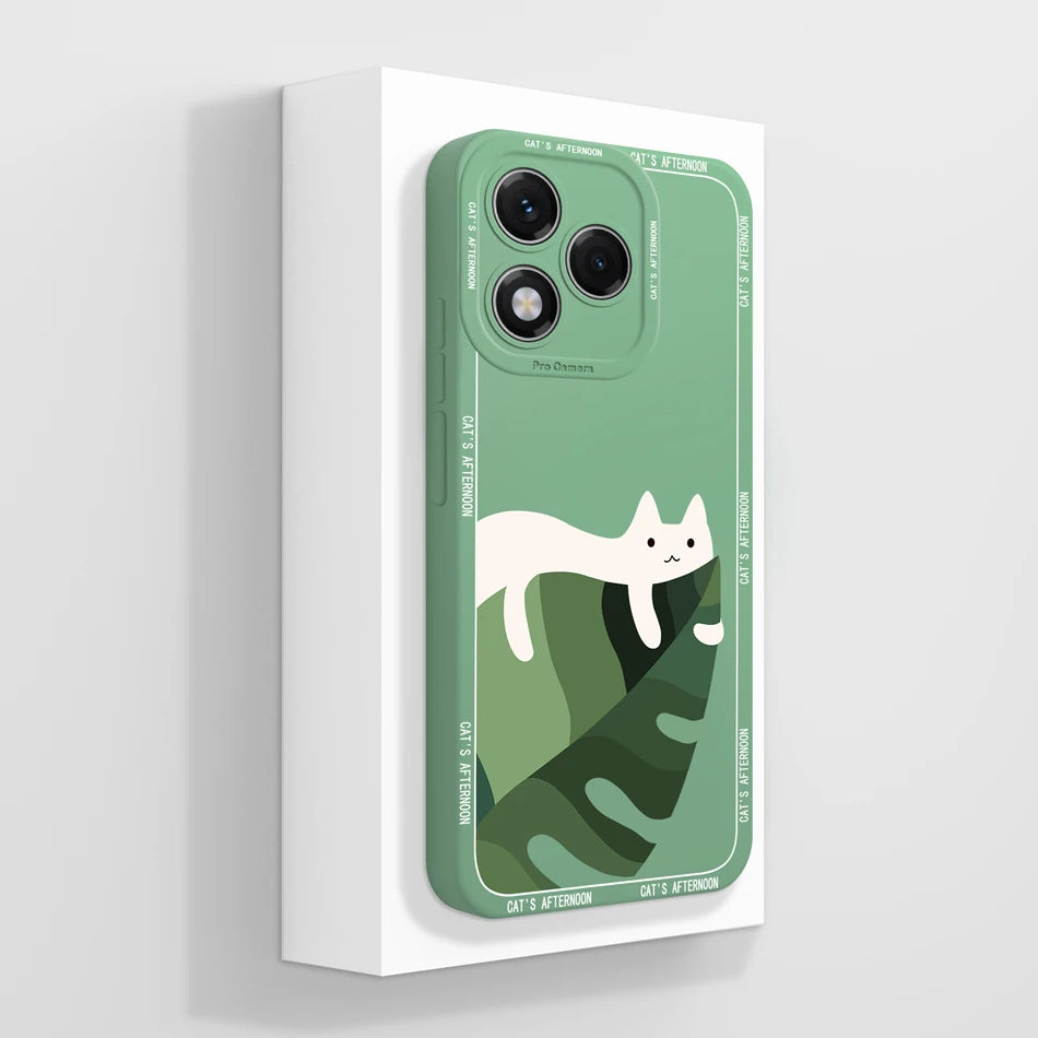 For Honor 400 Lite Case Simple Butterfly Soft Liquid Silicone Full Protection Back Cover For Honor 400Lite 5G Phone Protectors